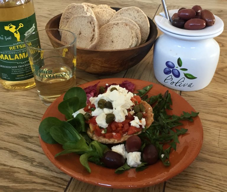 Griechischer Gerstenzwieback (Dakos oder Ντακοσ) | Sam´s Kitchen